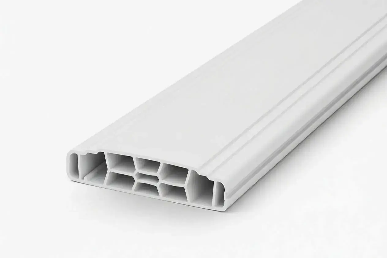 Bela PVC letvica